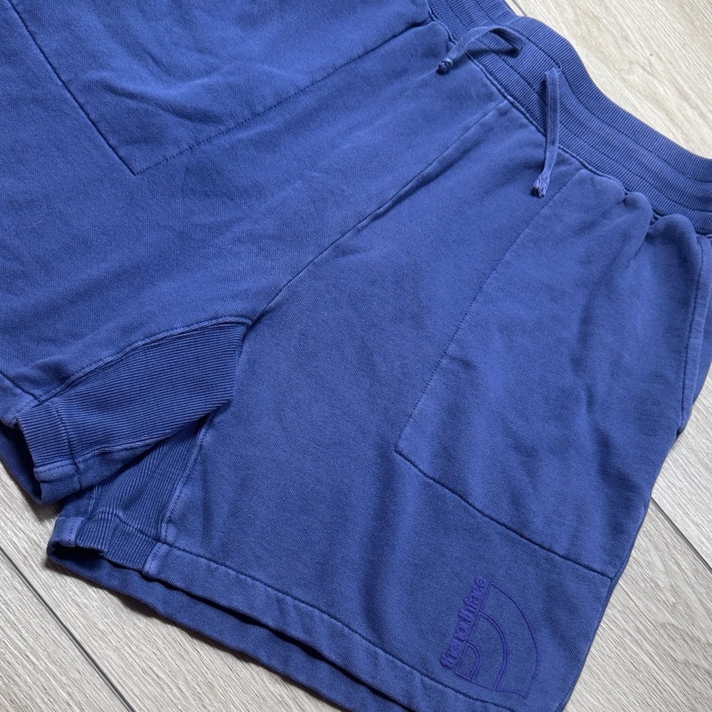 The North Face Men’s Sweat Shorts Size L Logo Spellout Loungewear Comfy hike